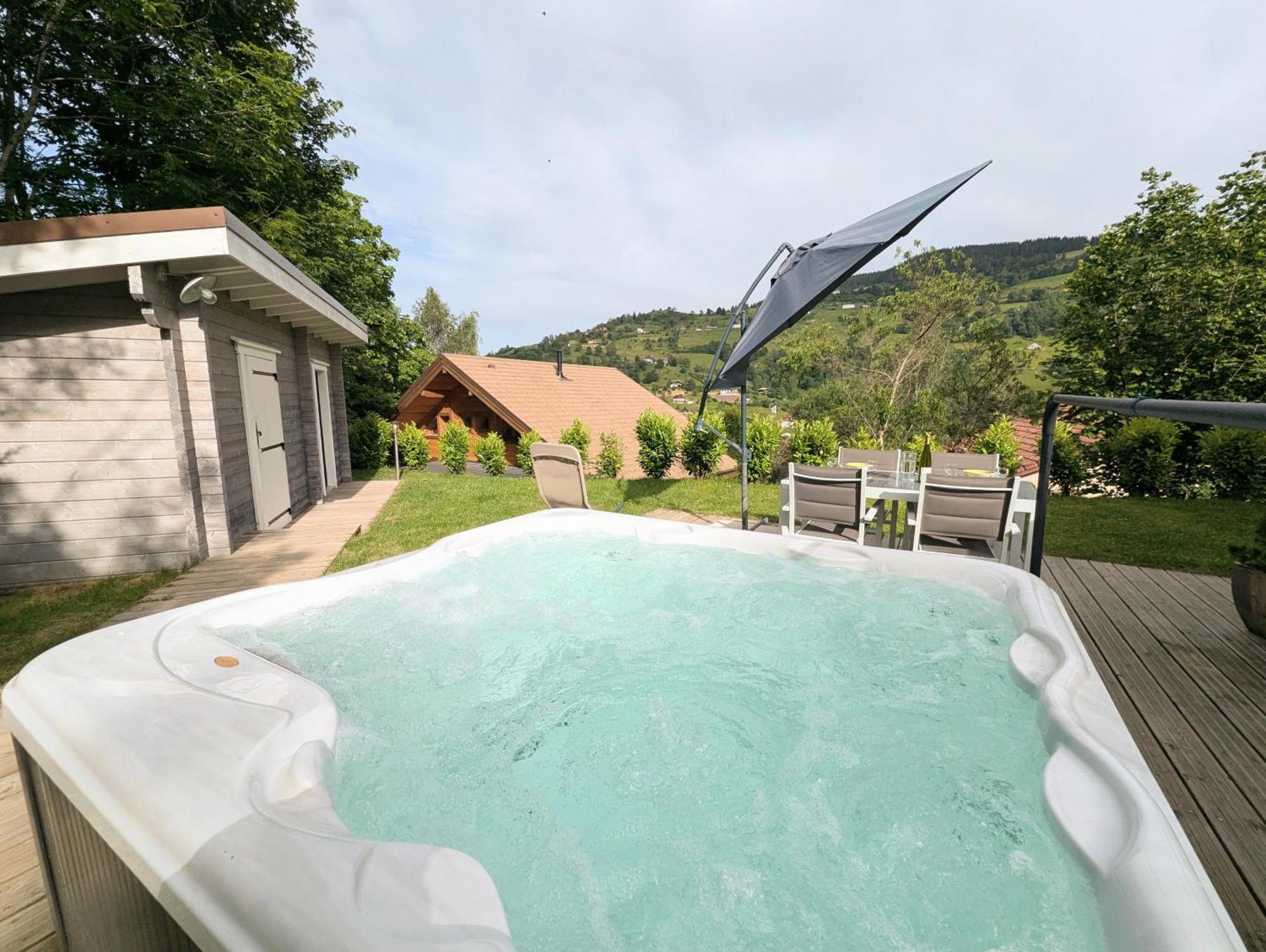 Chalet Sauna Jacuzzi 6 Personnes La Bresse Kültér fotó