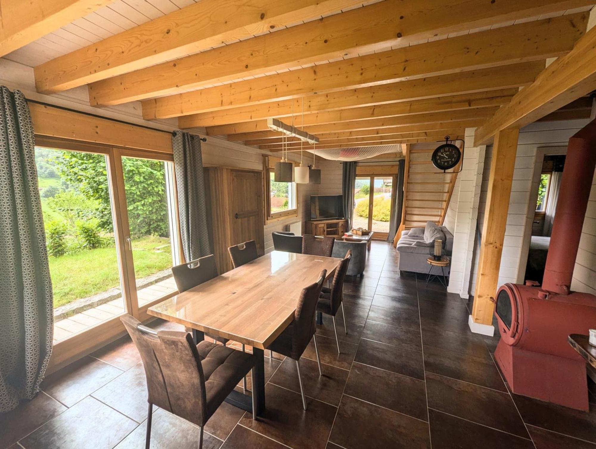 Chalet Sauna Jacuzzi 6 Personnes La Bresse Kültér fotó