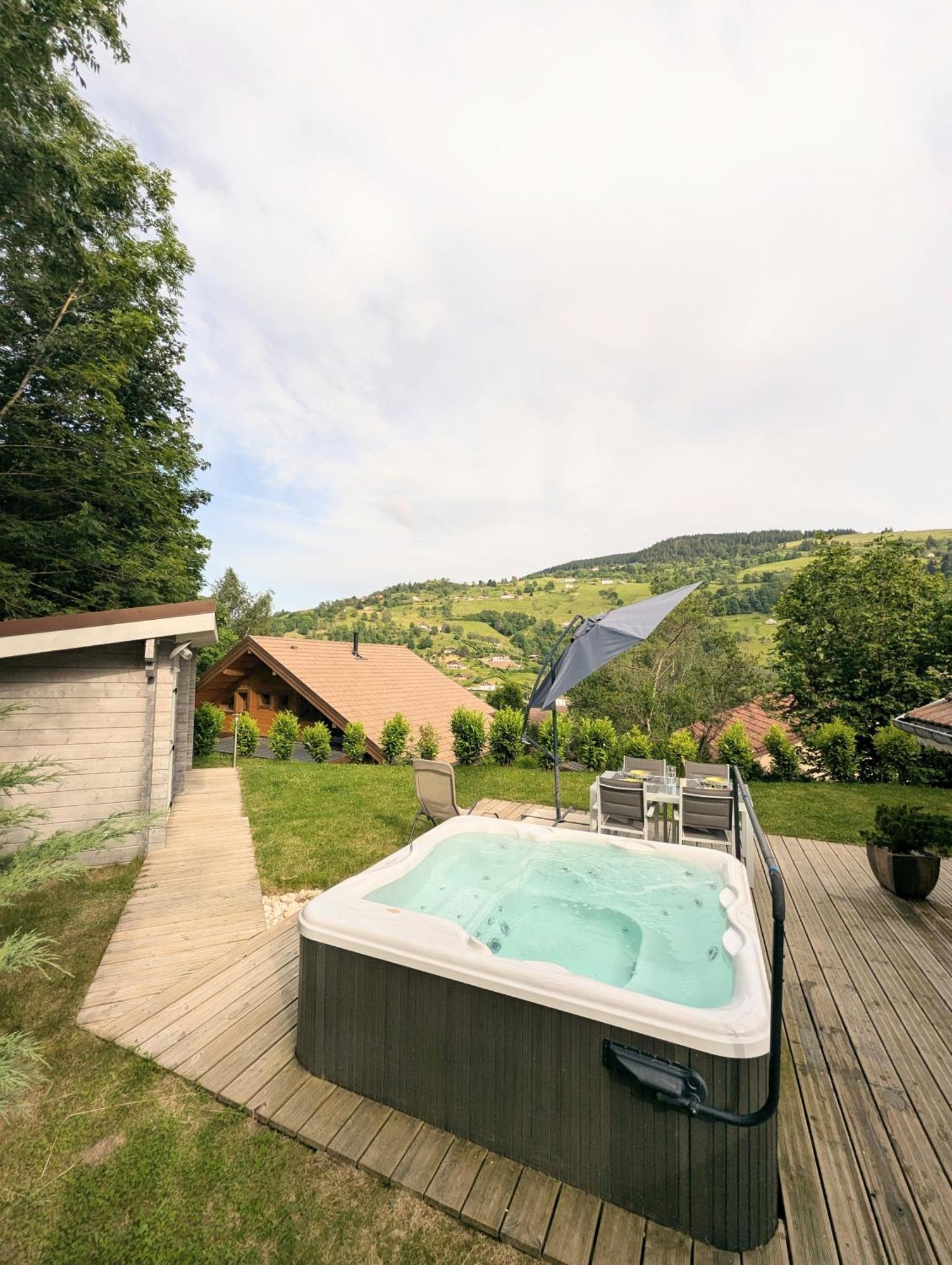 Chalet Sauna Jacuzzi 6 Personnes La Bresse Kültér fotó